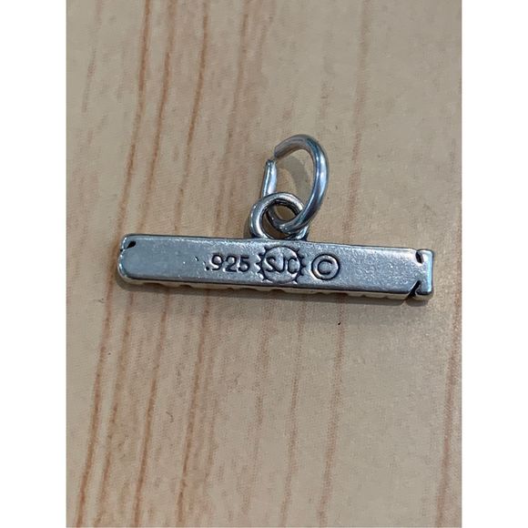 .925 Kindness Sterling Silver Jewelry Charm - Picture 2 of 3